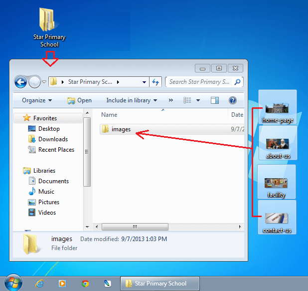 ویب سائیٹ کے لیے ایک نیا فولڈر بنائیں ویب سائیٹ کے لیے ایک نیا فولڈر بنائیں