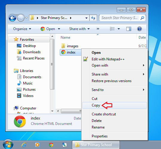 فائل Copy کریں فائل Copy کریں
