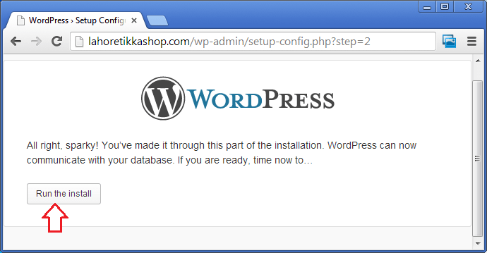 ورڈ پریس کی تنصیب کریں ورڈ پریس کی تنصیب کریں