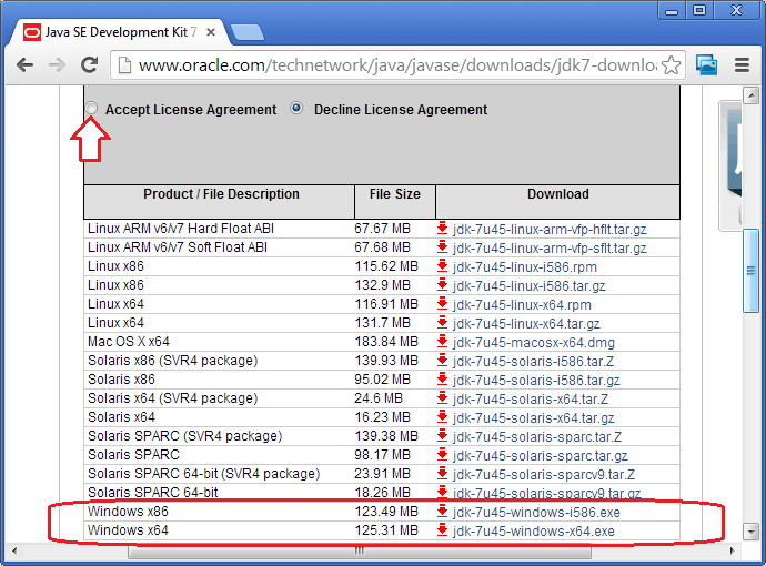 ونڈوز کے لیے جاوا ڈیویلپمنٹ کٹ ڈاؤن لوڈ کریں ونڈوز کے لیے جاوا ڈیویلپمنٹ کٹ ڈاؤن لوڈ کریں