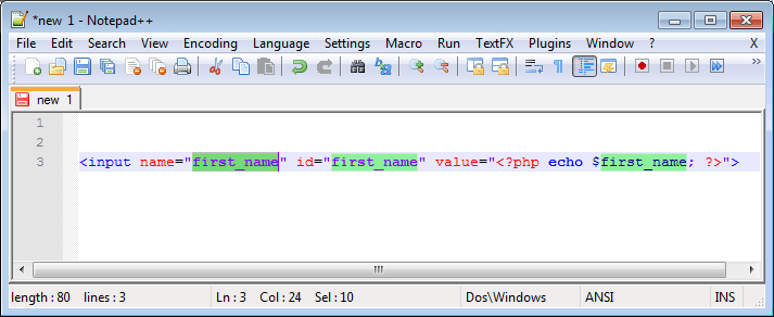 ایک ویلیو سلیکٹ کرنے پر اس سے ملتی جلتی ویلیوز نمایاں ہوجاتی ہیں