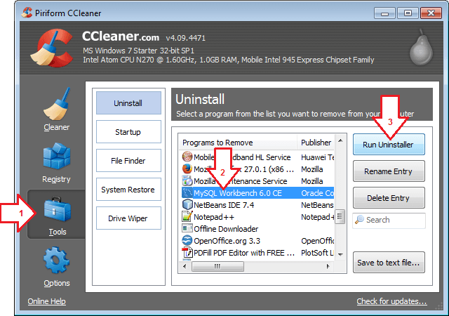 ونڈوز میں انسٹال شدہ غیر ضروری پروگرام ختم کریں