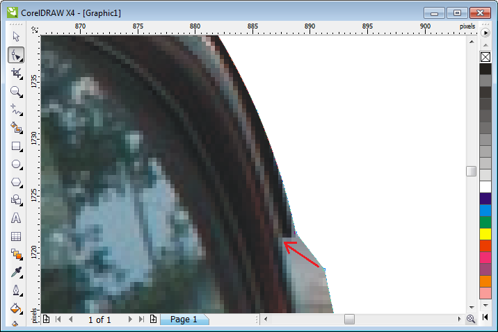 آبجیکٹ کے چھوٹے حصے کے لیے کم فاصلے پر نوڈز بنائیں