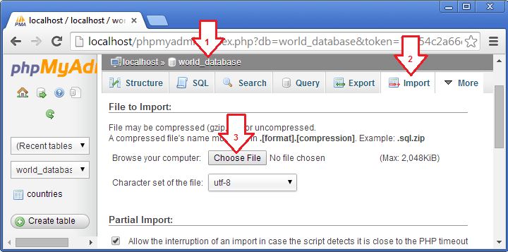 ڈیٹابیس کو بیک اپ سے ری اسٹور کریں